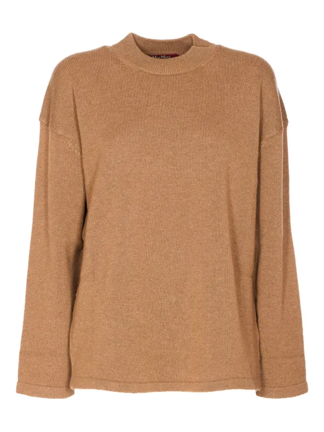 Max Mara Max Mara クルーネック サイドスプリット セーターの商品画像