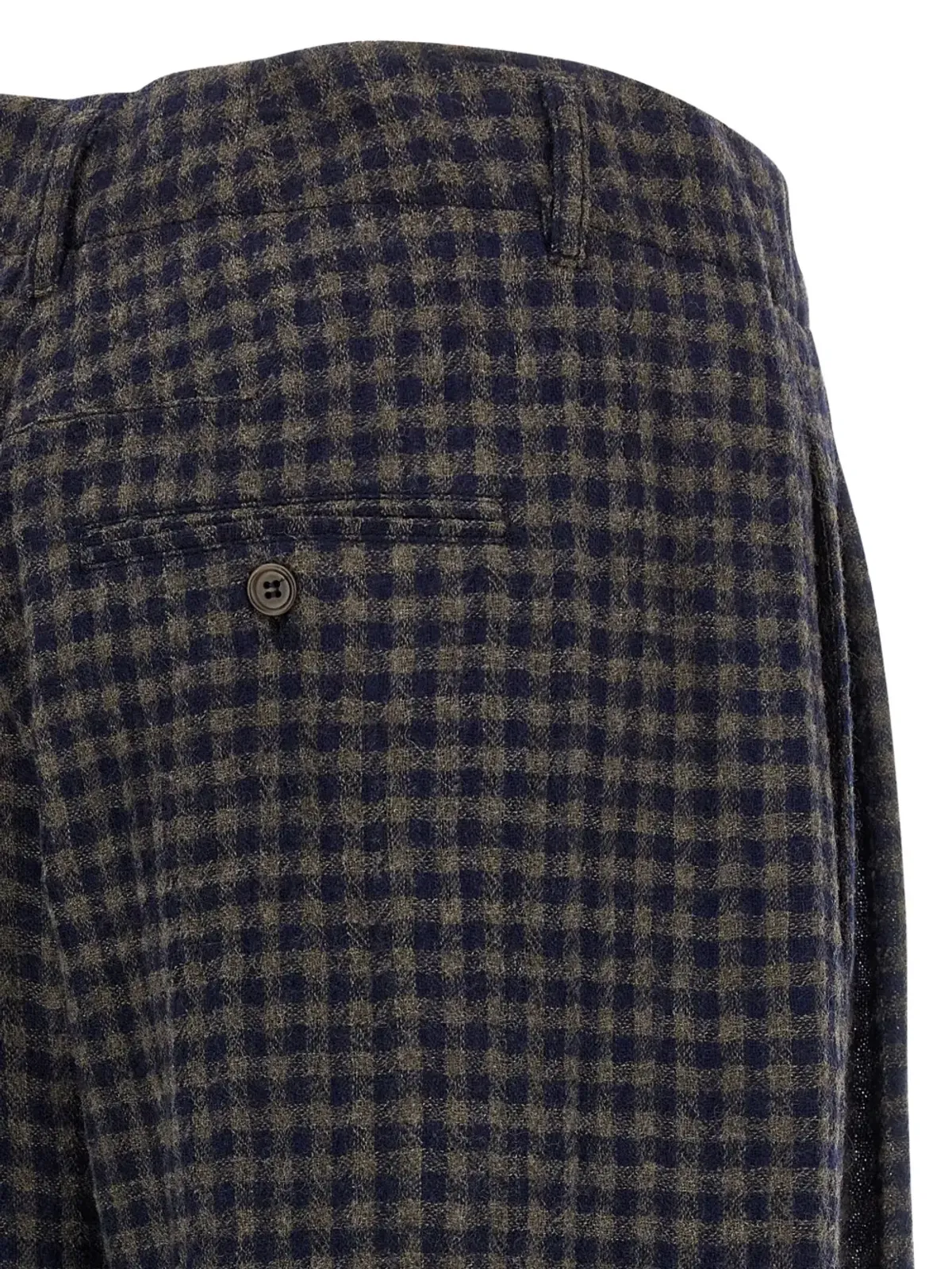 Jejia Antoine vichy-pattern drawstring trousers - Blue - 画像4