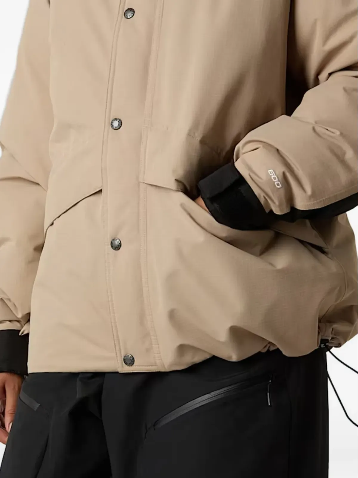 The North Face ボタン留めフードジャケット - 画像2