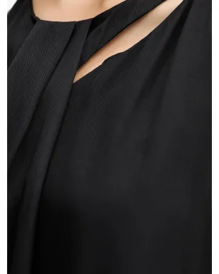Armani Exchange カットアウト ノースリーブ ブラウス - サムネイル5