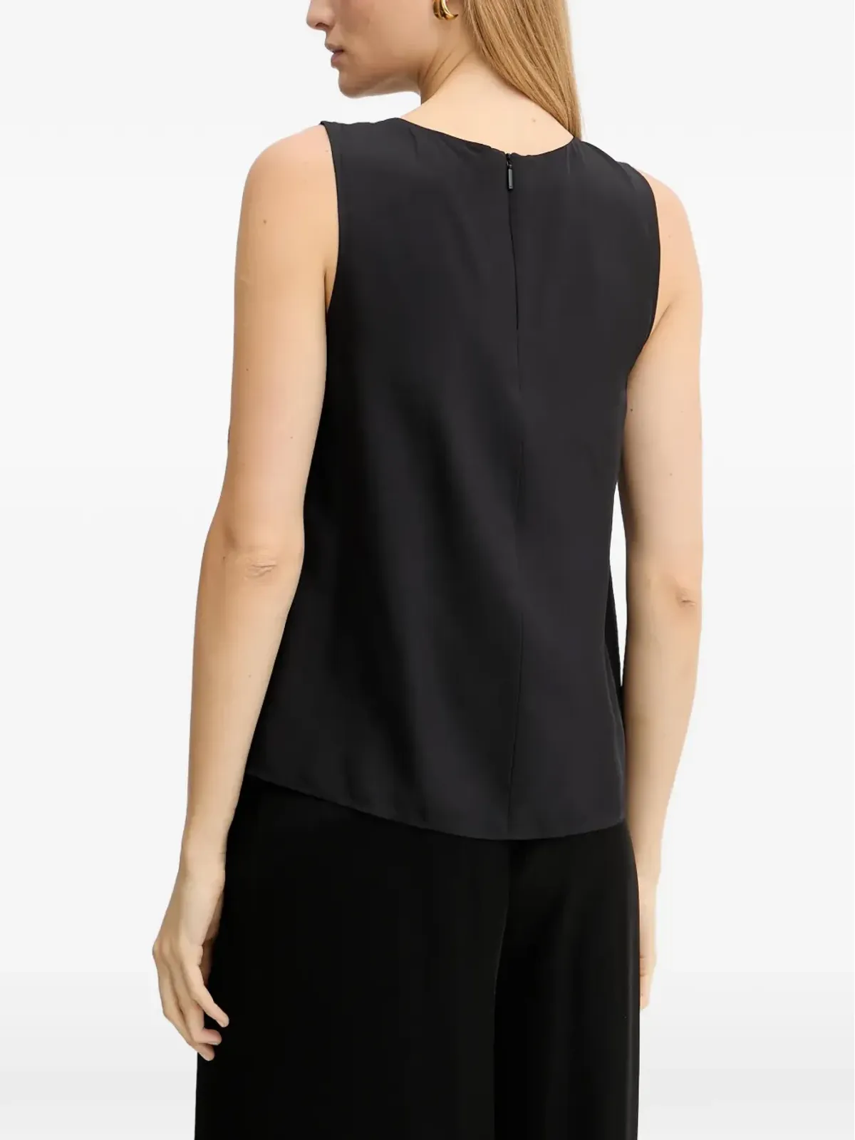 Armani Exchange カットアウト ノースリーブ ブラウス - 画像3