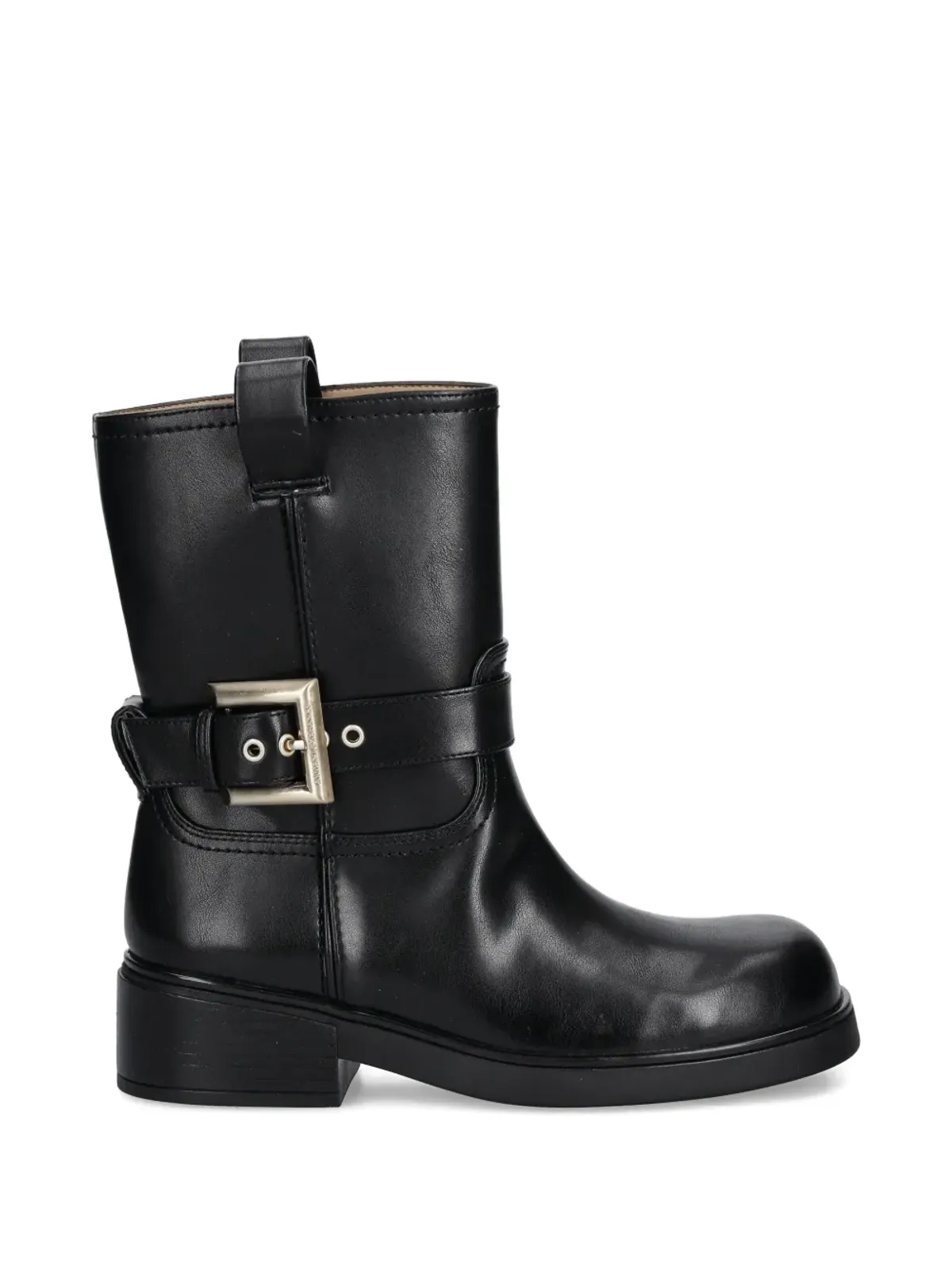 Armani Exchange バックルストラップブーツ - 画像1