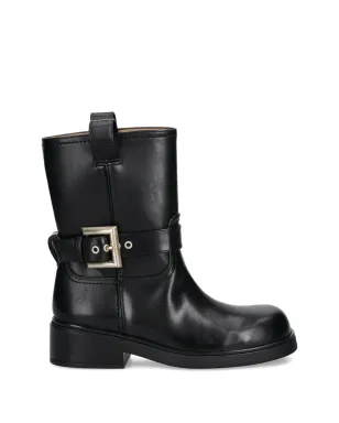 Armani Exchange バックルストラップブーツ - サムネイル1