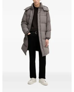Armani Exchange ダウン入りフード付きコート - グレー - サムネイル2