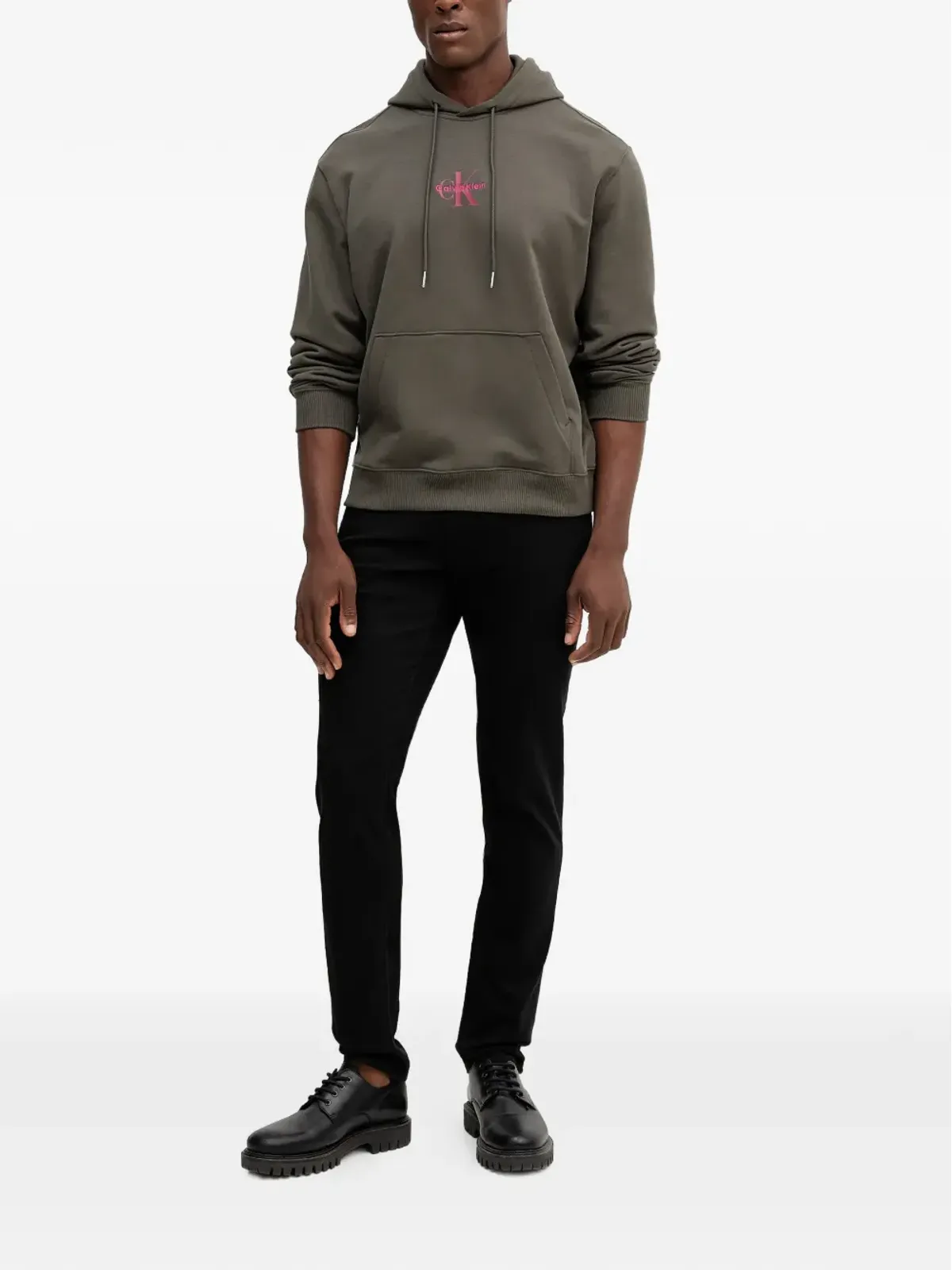 Armani Exchange 黒のスキニージーンズ - 画像2