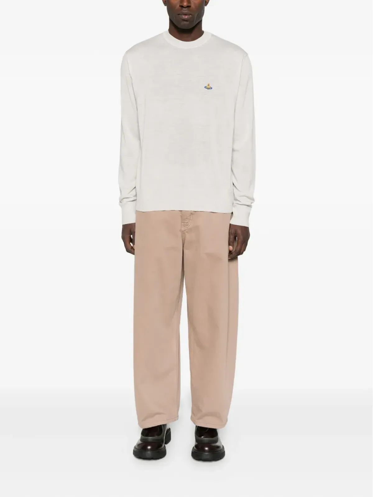Vivienne Westwood オーブモチーフ クルーネック セーター - 画像2