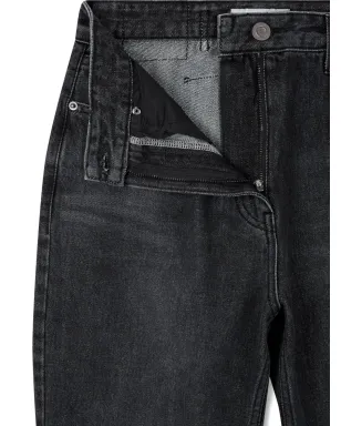 TOMBOY アジャスタブルウェスト ブーツカットジーンズ - ブラック - サムネイル5