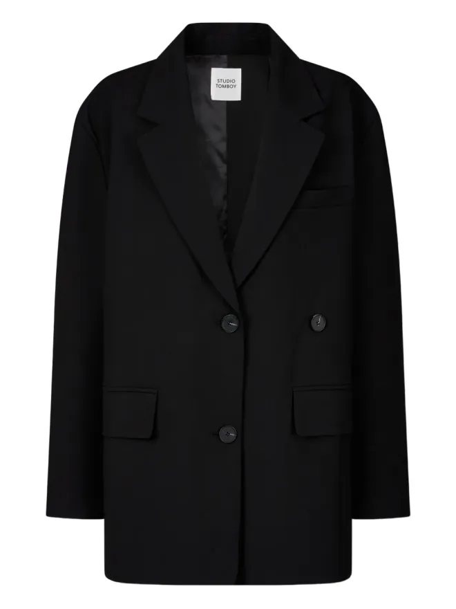TOMBOY TOMBOY ベントディテール ボタンファスニング ジャケットの商品画像