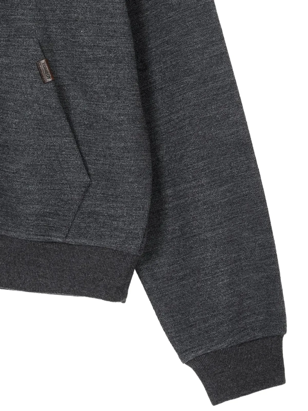TOMBOY mélange-effect hoodie - Grey - 画像4