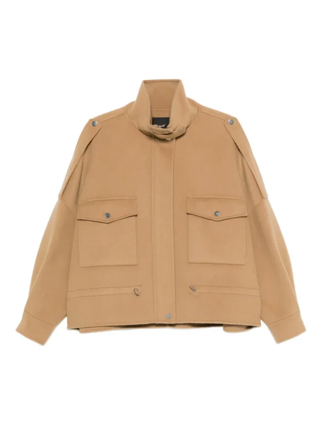 PINKO PINKO ドロップショルダー ジャケット - ブラウンの商品画像
