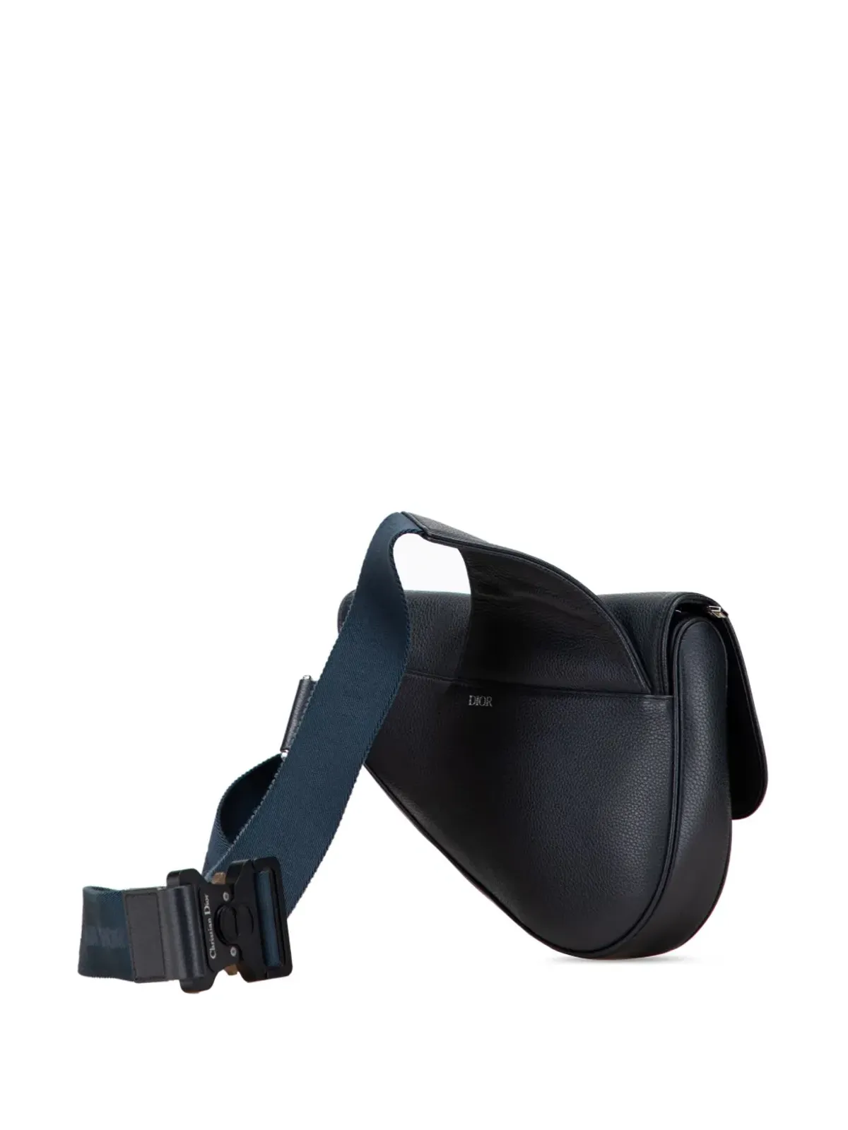 Christian Dior Pre-Owned グレインドカーフスキン サドルバッグ クロスボディバッグ - ブルー - 画像3