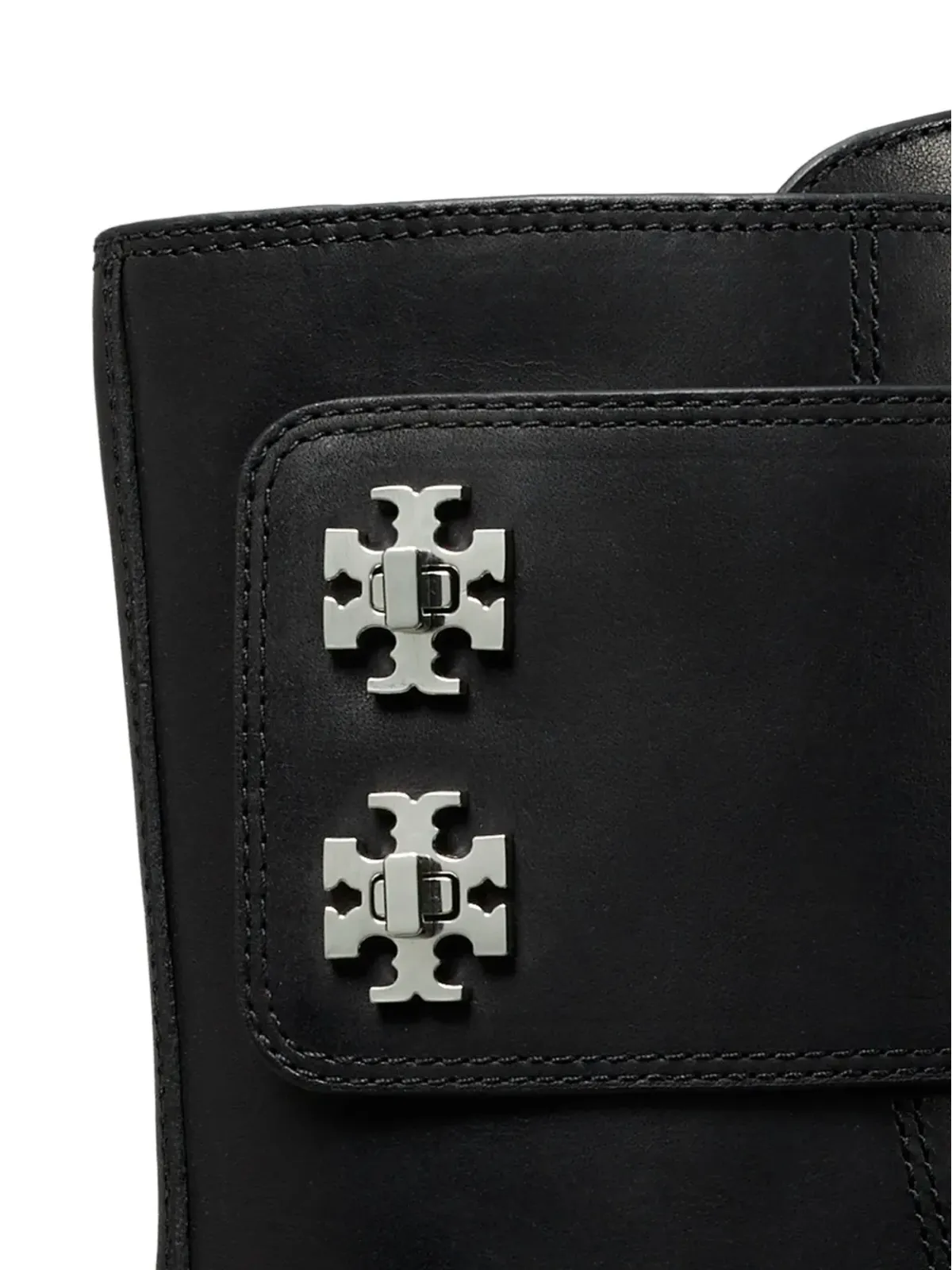 Tory Burch ラグダブル-T ブーツ - ブラック - 画像3