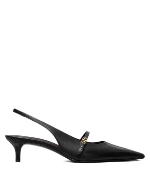 Tory Burch ポインテッドトゥ スリングバック バックルパンプス - サムネイル1