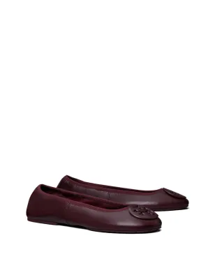 Tory Burch Reva Travel ロゴ付きバレエフラット - Red - サムネイル2