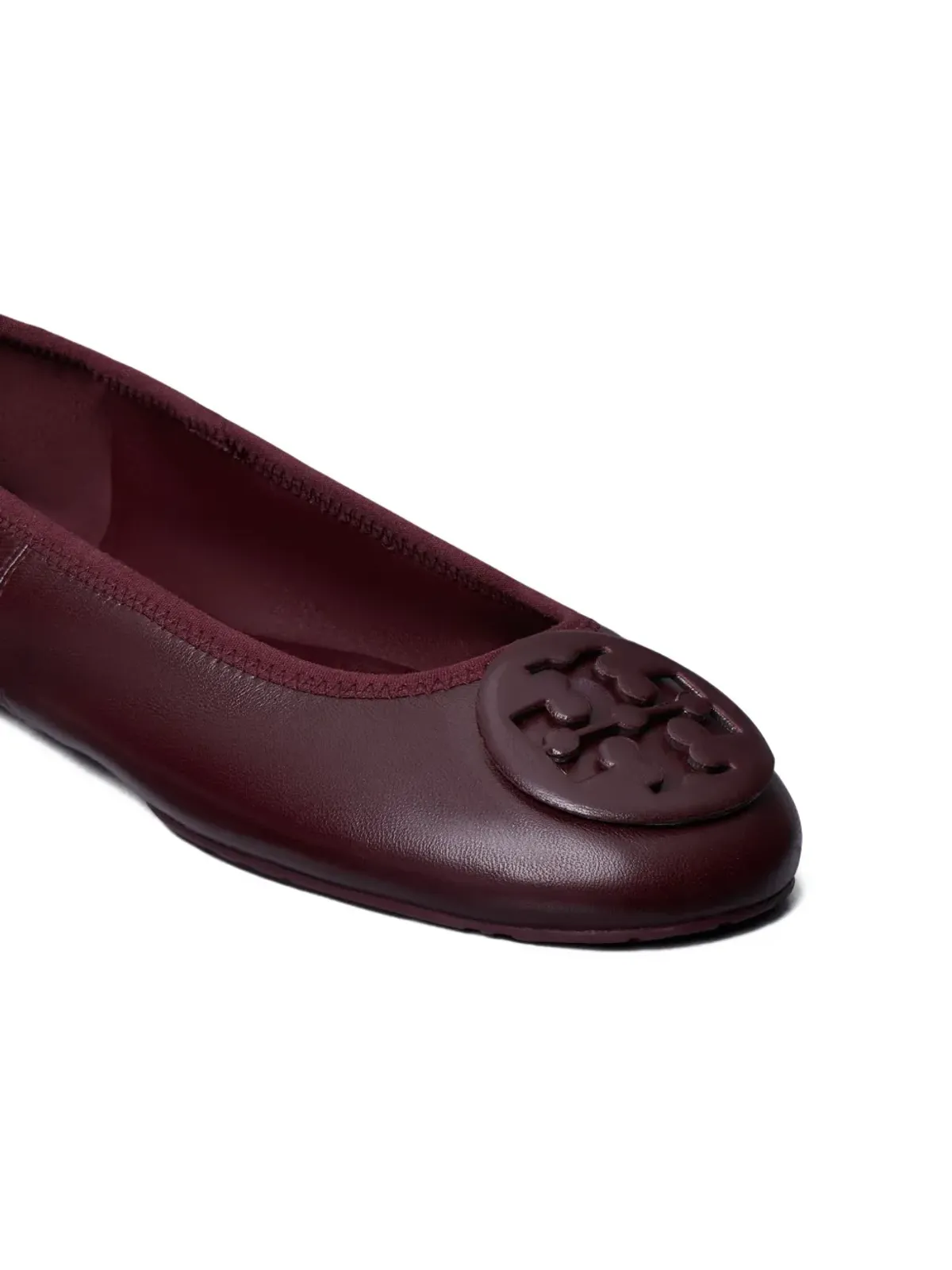 Tory Burch Reva Travel ロゴ付きバレエフラット - Red - 画像4