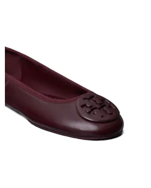 Tory Burch Reva Travel ロゴ付きバレエフラット - Red - サムネイル4