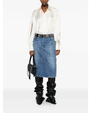 Alexander Wang カットアウト・シルクシャツ - ホワイト - サムネイル2