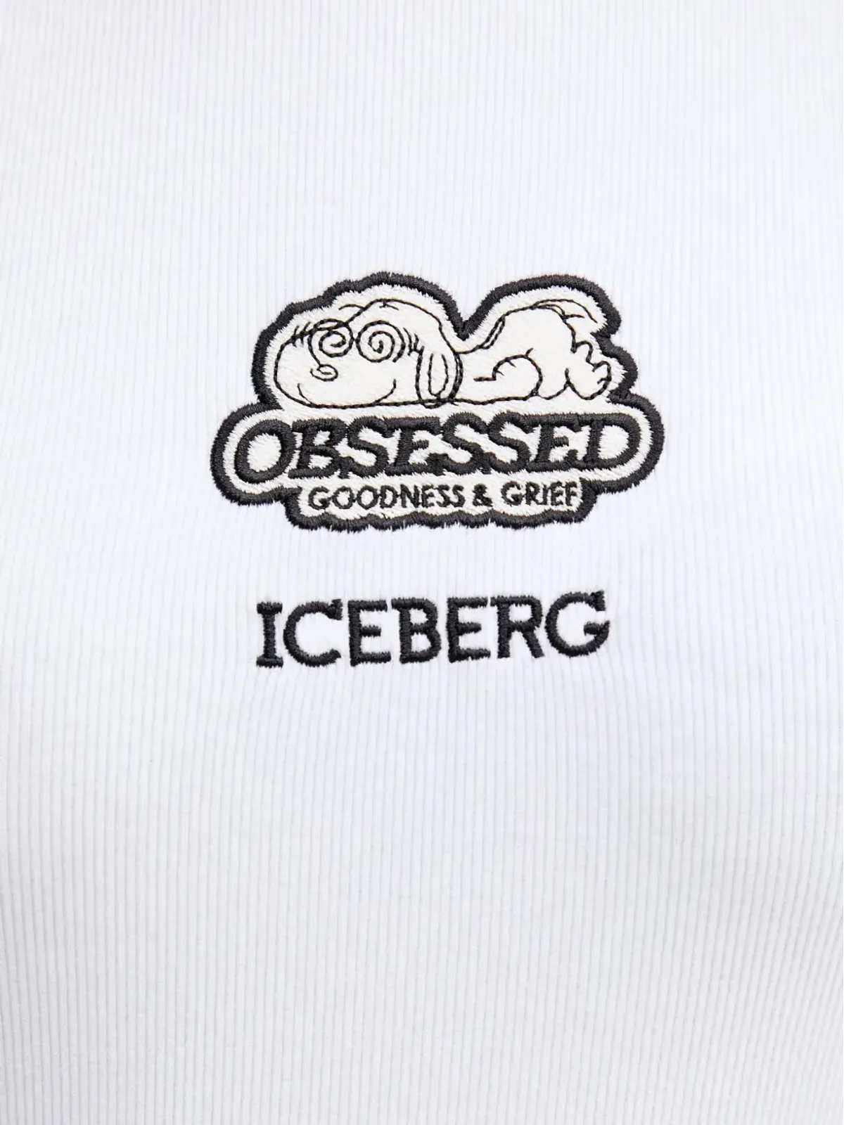 Iceberg リブ編み 半袖Tシャツ - 画像5
