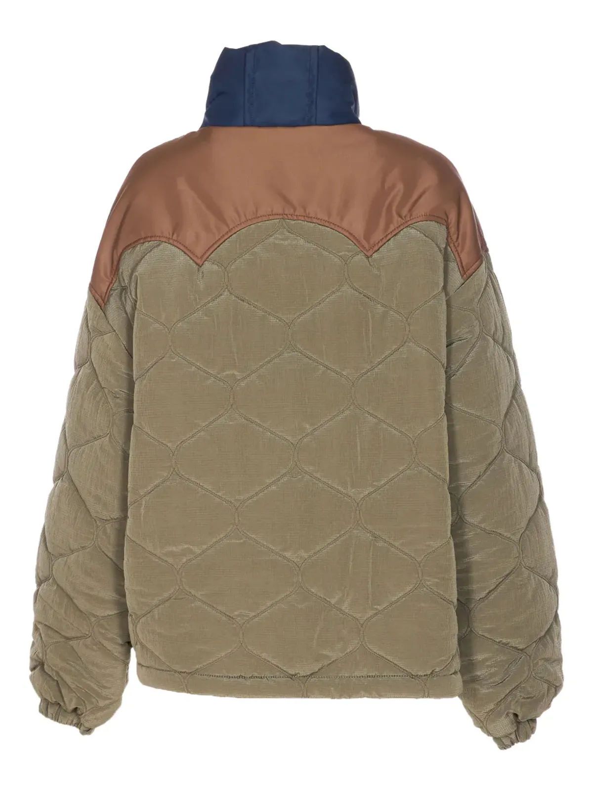 MARBELL quilted colour-block bomber jacket - 画像2