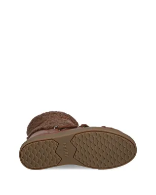 Inuikii Curly shearling round-toe lace-up boots - Brown - サムネイル5