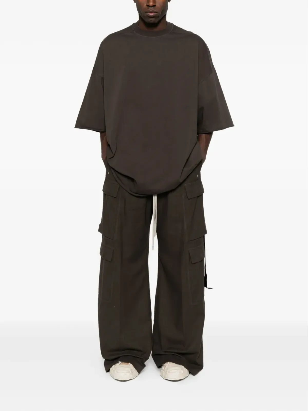 Rick Owens DRKSHDW ウールカーゴパンツ - グリーン - 画像2