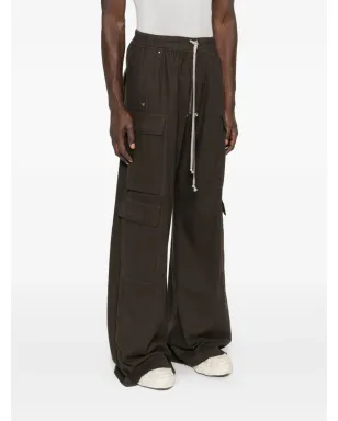 Rick Owens DRKSHDW ウールカーゴパンツ - グリーン - サムネイル3