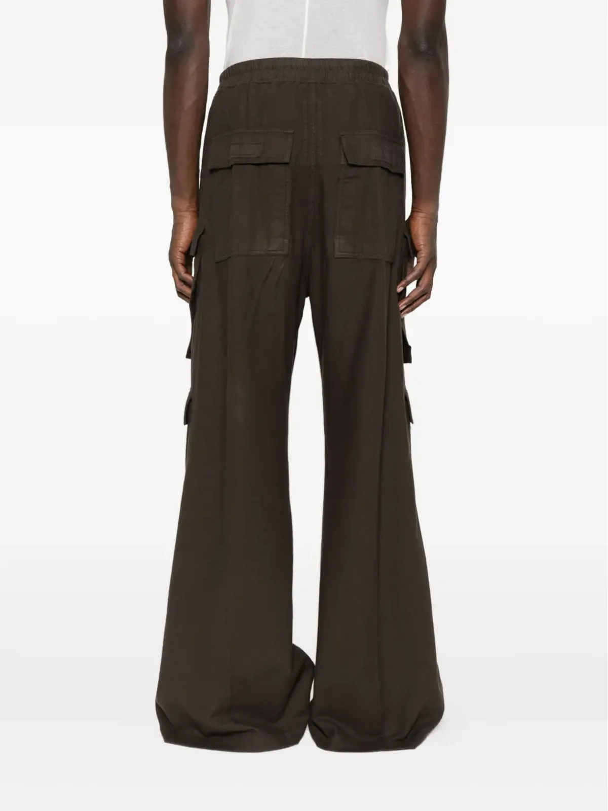 Rick Owens DRKSHDW ウールカーゴパンツ - グリーン - 画像4
