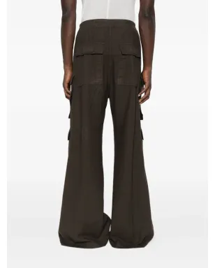 Rick Owens DRKSHDW ウールカーゴパンツ - グリーン - サムネイル4
