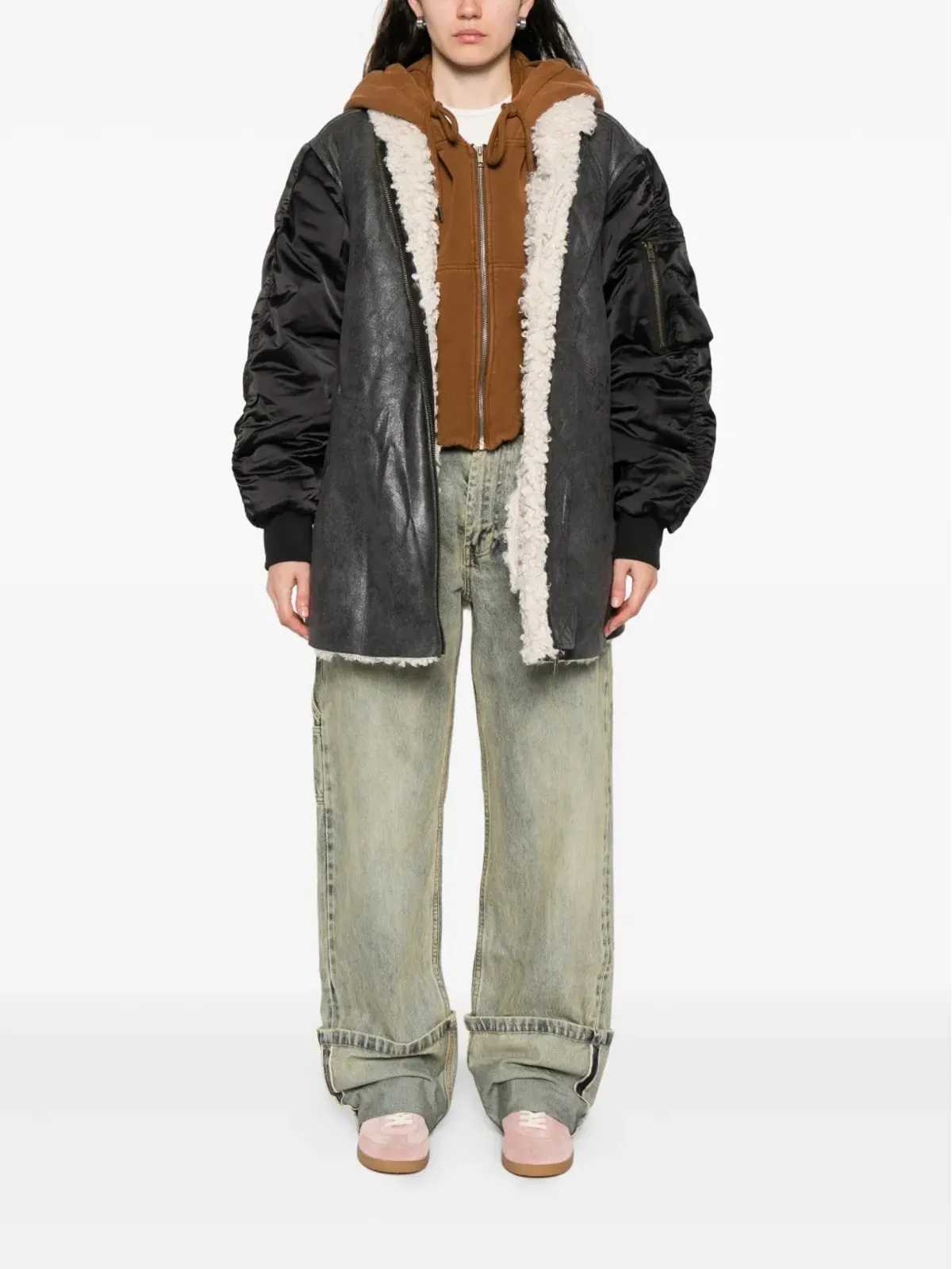 MARANT ÉTOILE メタリックエフェクト ボンバー ジャケット - 画像2