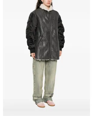 MARANT ÉTOILE メタリックエフェクト ボンバー ジャケット - サムネイル3