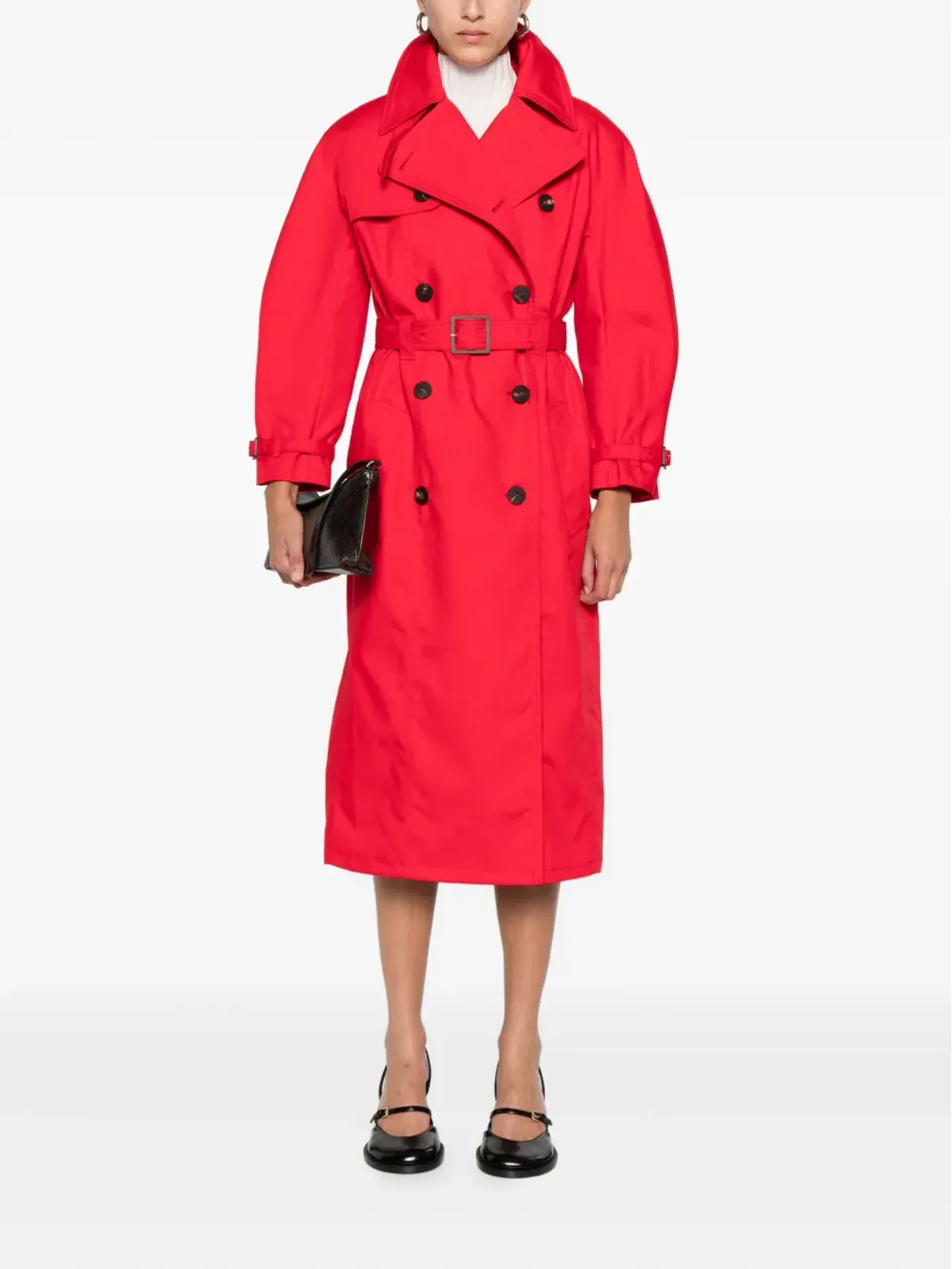 Jacquemus Citta double-breasted coat - Red - 画像2