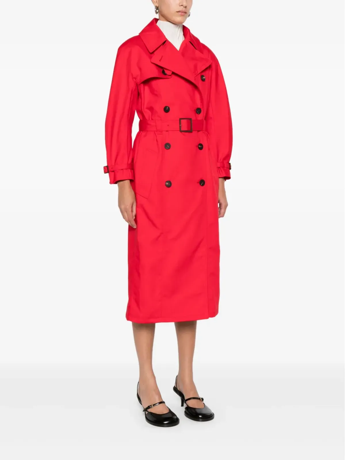 Jacquemus Citta double-breasted coat - Red - 画像3