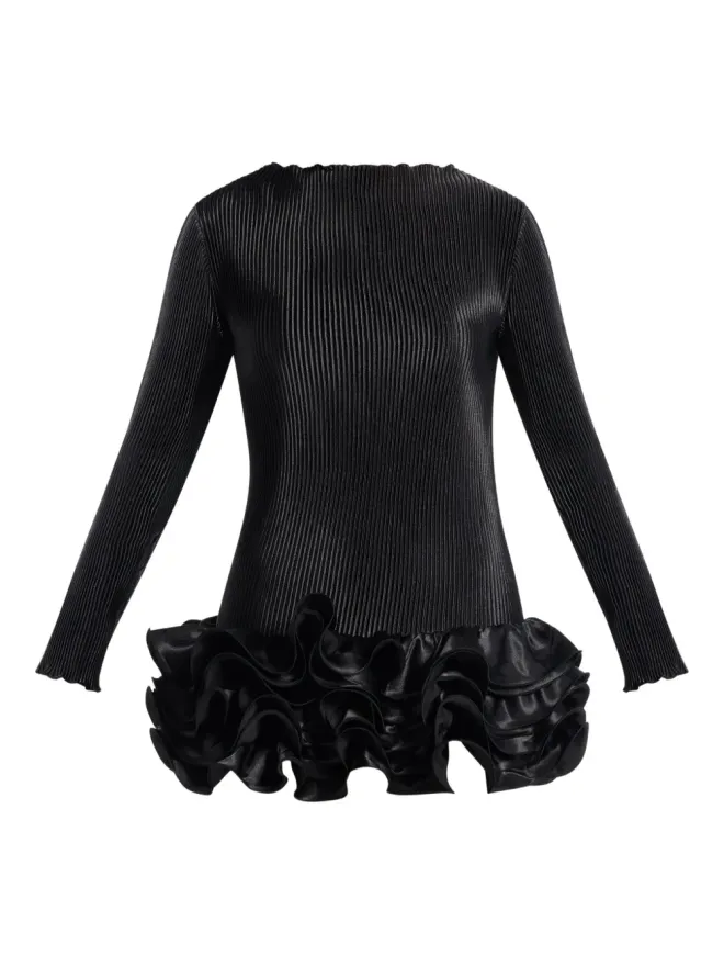 L'IDEE L'IDÉE Park Avenue フリルミニドレスの商品画像