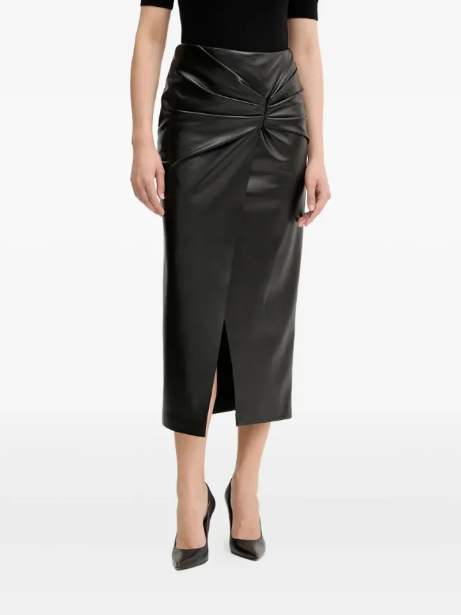 SIMONA CORSELLINI SIMONA CORSELLINI ドレープミディスカートの商品画像