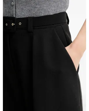 SIMONA CORSELLINI ベルト付きキュロットショーツ - サムネイル4
