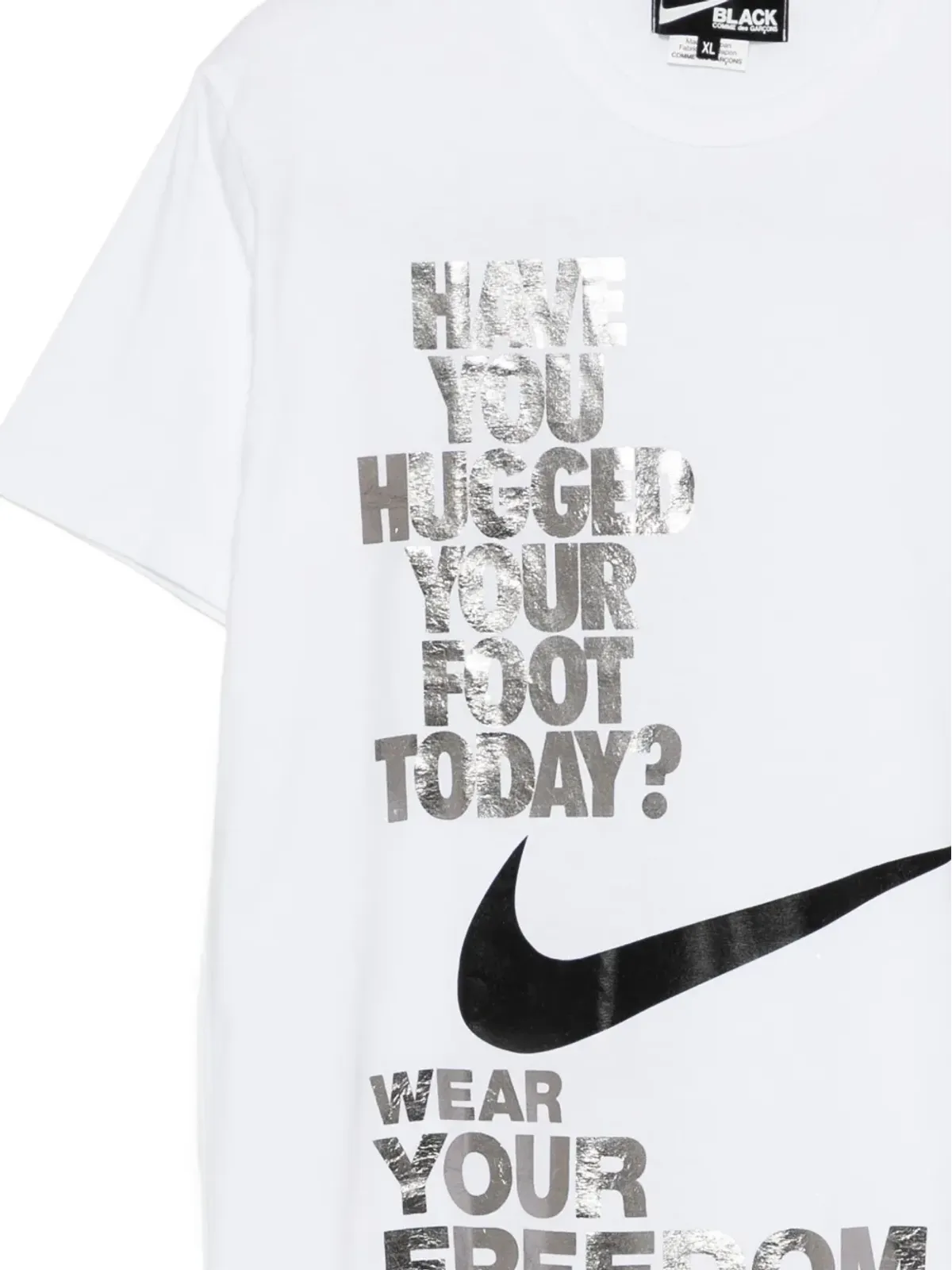 Black Comme Des Garçons x Nike ディメンション Tシャツ - 画像3