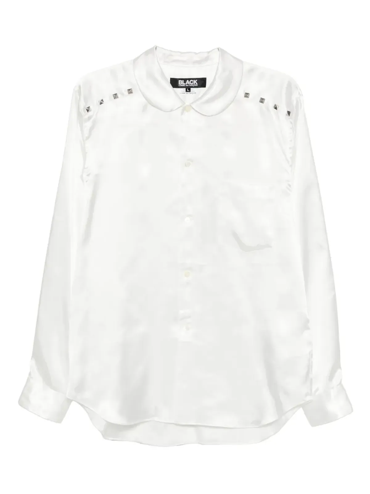 Black Comme Des Garçons スタッド装飾シャツ - 画像1