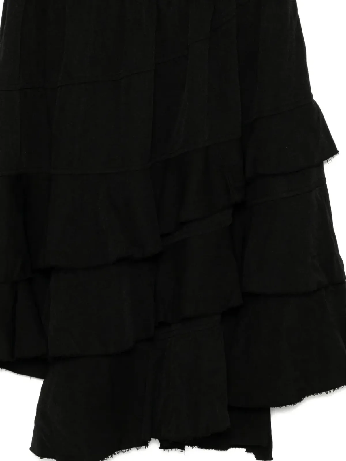 Black Comme Des Garçons ラッフルスカート - 画像3