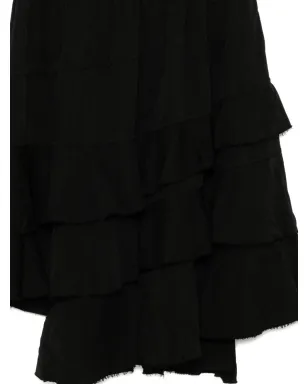 Black Comme Des Garçons ラッフルスカート - サムネイル3