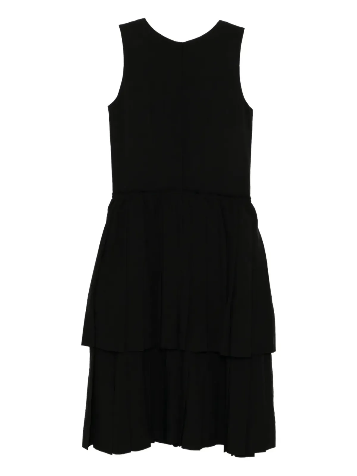 Black Comme Des Garçons ノースリーブドレス - 画像2