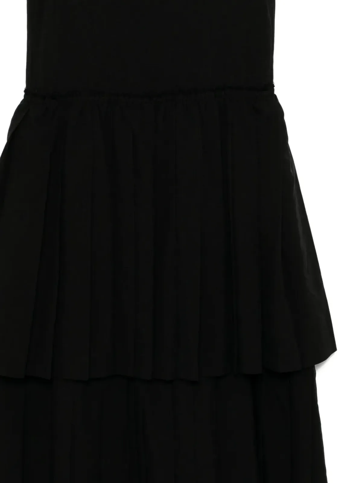 Black Comme Des Garçons ノースリーブドレス - 画像3
