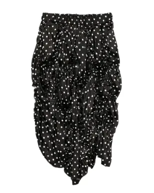 Black Comme Des Garçons ドット柄スカート - サムネイル1