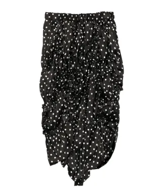 Black Comme Des Garçons ドット柄スカート - サムネイル2