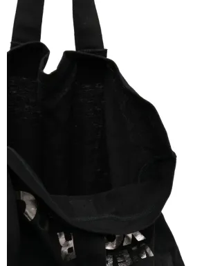 Black Comme Des Garçons x Nike プリント トートバッグ - サムネイル5