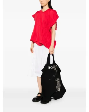 Black Comme Des Garçons x Nike プリント トートバッグ - サムネイル2
