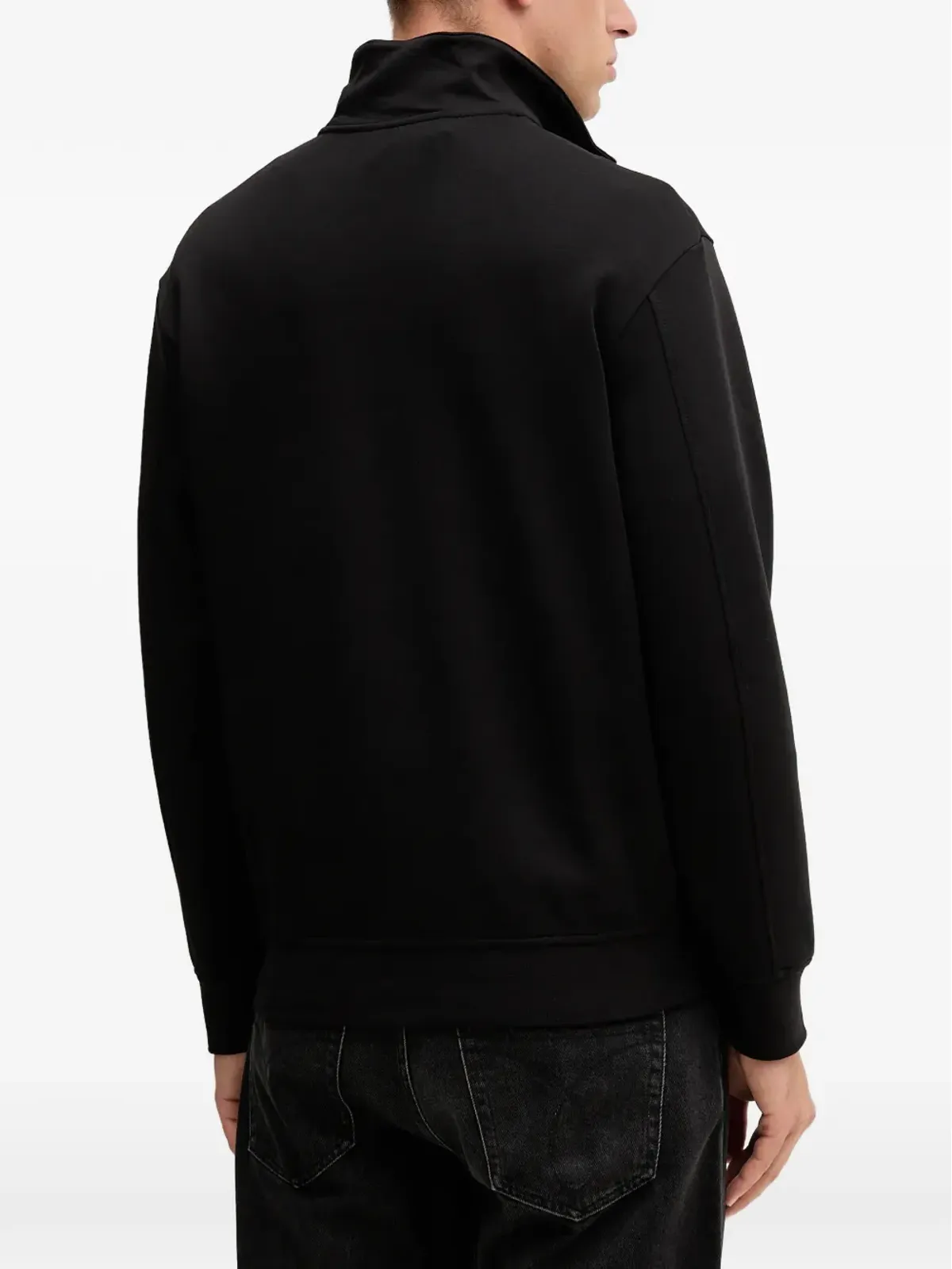 Armani Exchange ジップカラー付きスウェットシャツ - 画像3