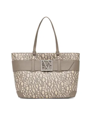 Armani Exchange ロゴアップリケ柄トートバッグ - サムネイル1