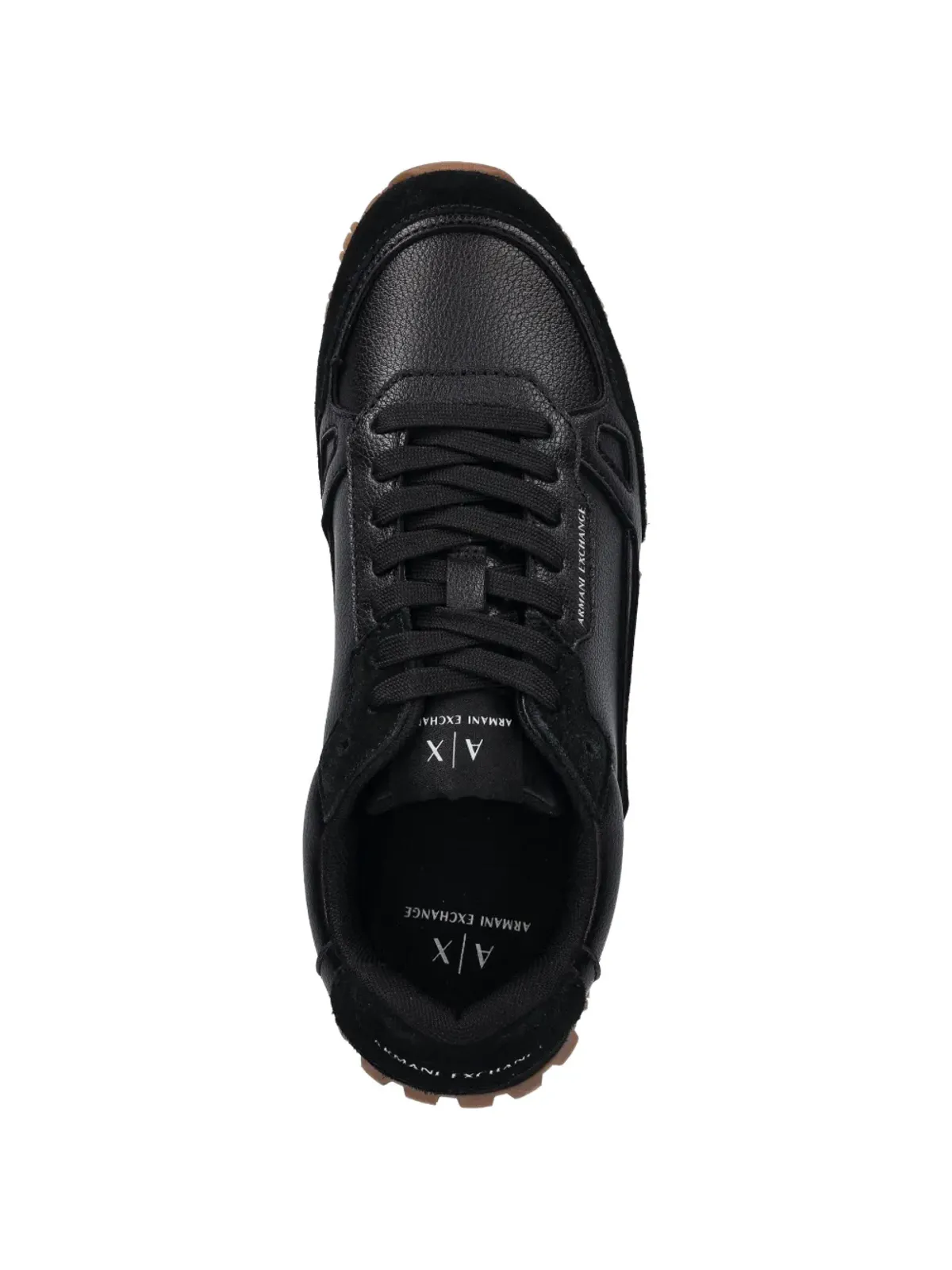 Armani Exchange パネルドスニーカー ブラック - 画像4