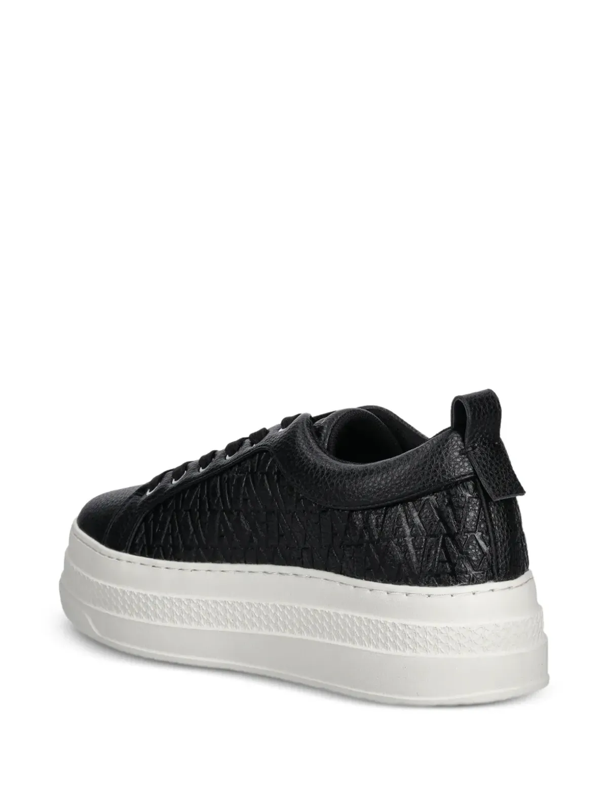 Armani Exchange プラットフォームスニーカー - ブラック - 画像3
