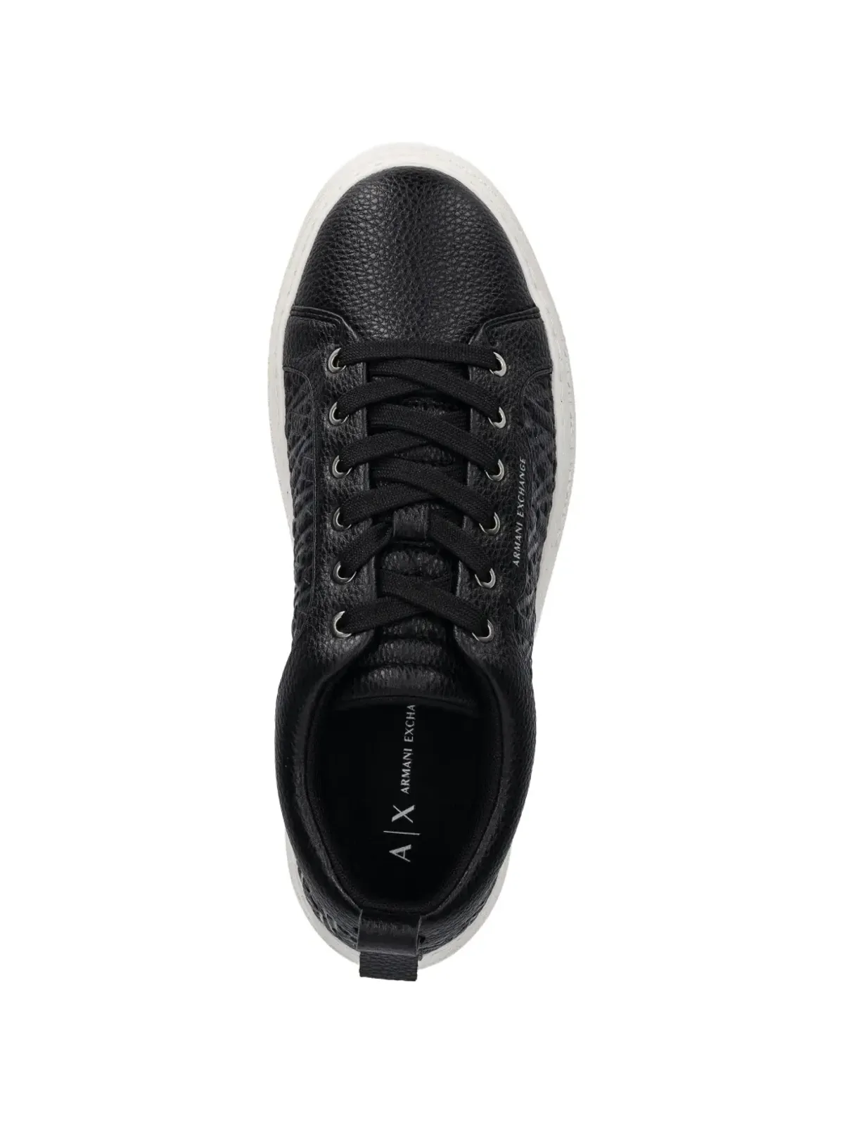 Armani Exchange プラットフォームスニーカー - ブラック - 画像4